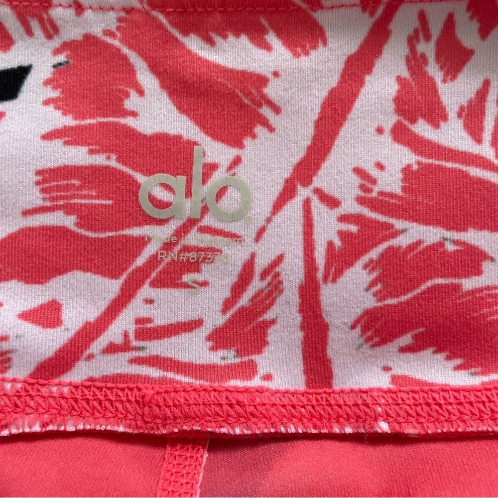 ALO Yoga Palm Springs Guava Airbrush Leggings Size Small - Picture 7 of 10